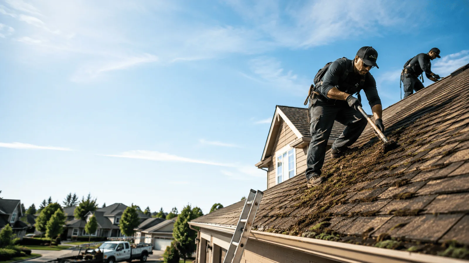 Roof Moss Removal in Oshkosh, WI near me
